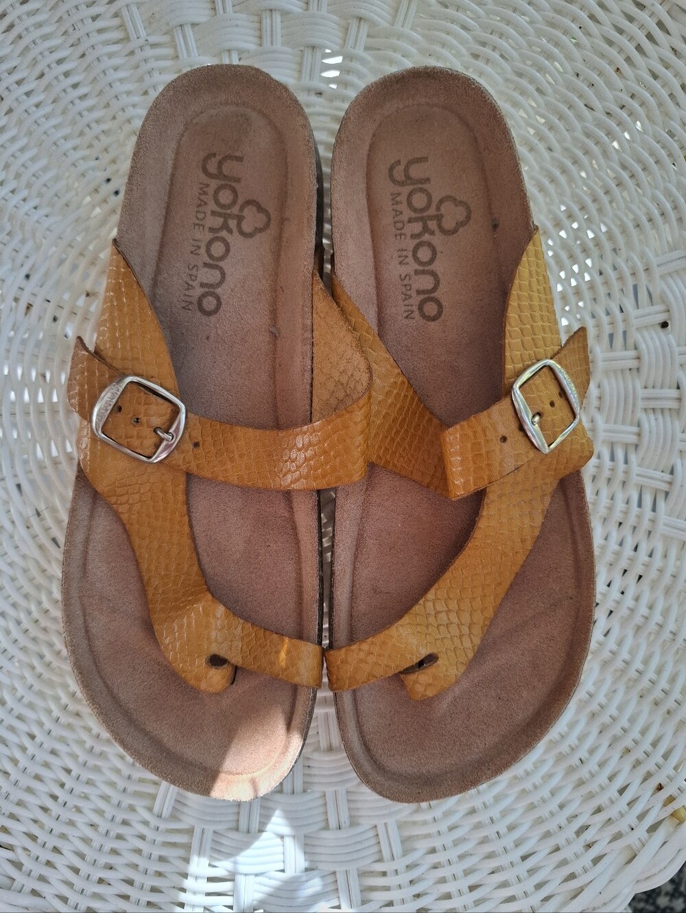 Yokono Leather Sandals Size 7.5